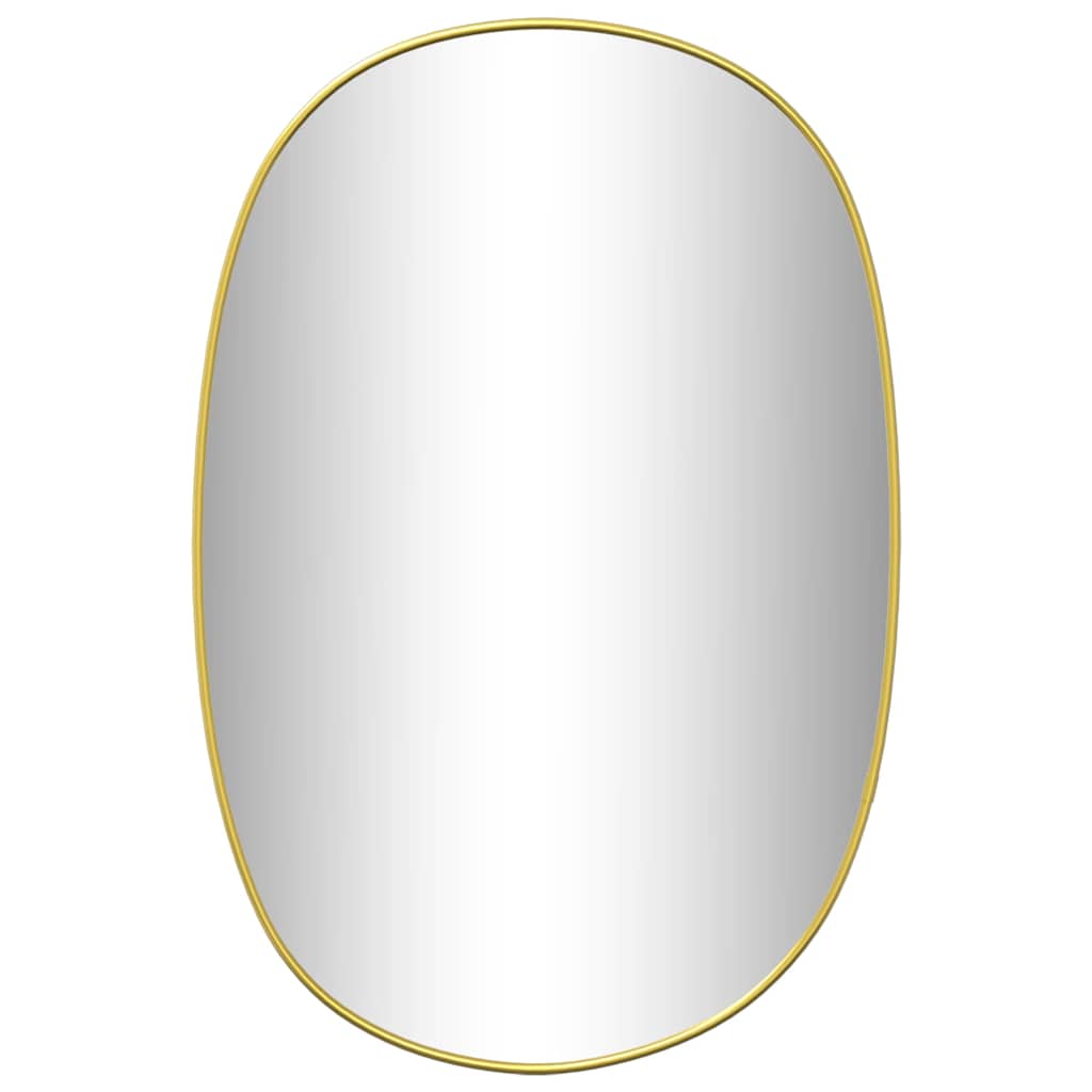 vidaXL Wall Mirror Gold 50x35 cm