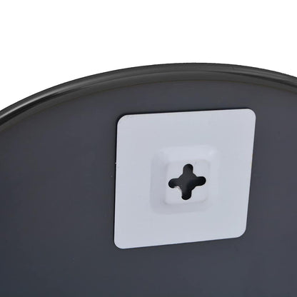vidaXL Wall Mirror Black 30x25 cm