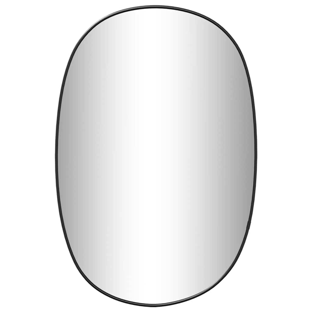 vidaXL Wall Mirror Black 50x35 cm