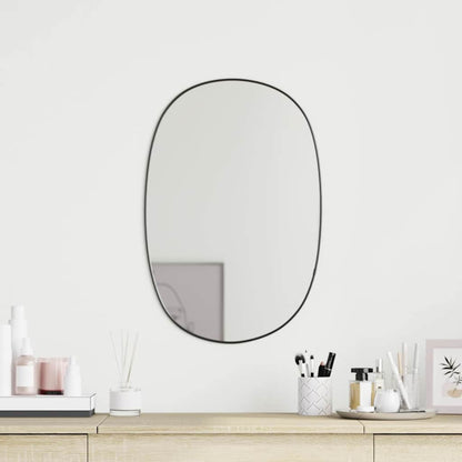 vidaXL Wall Mirror Black 50x35 cm