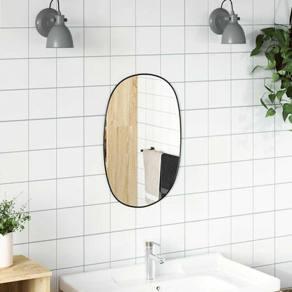 vidaXL Wall Mirror Black 60x40 cm
