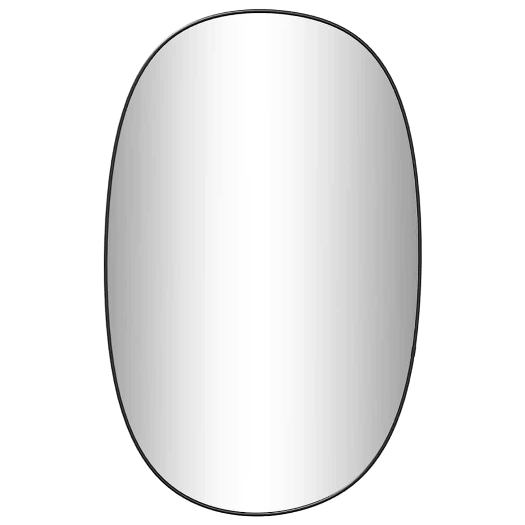 vidaXL Wall Mirror Black 70x45 cm