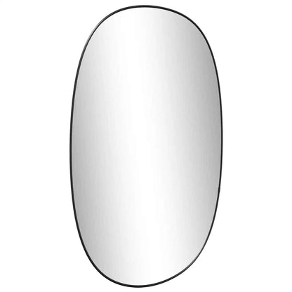 vidaXL Wall Mirror Black 70x45 cm