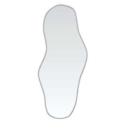 vidaXL Wall Mirror Silver 60x25 cm