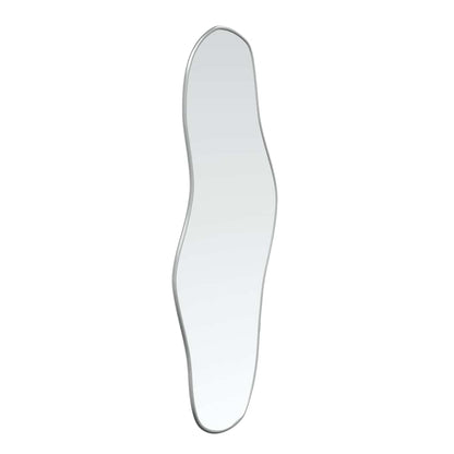 vidaXL Wall Mirror Silver 60x25 cm