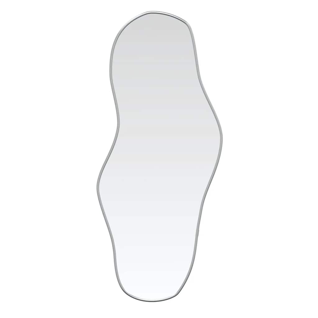 vidaXL Wall Mirror Silver 80x35 cm