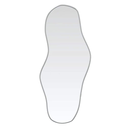 vidaXL Wall Mirror Silver 80x35 cm