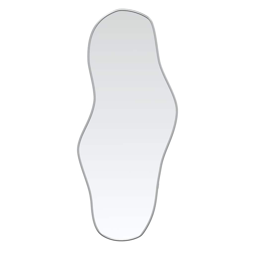 vidaXL Wall Mirror Silver 90x40 cm
