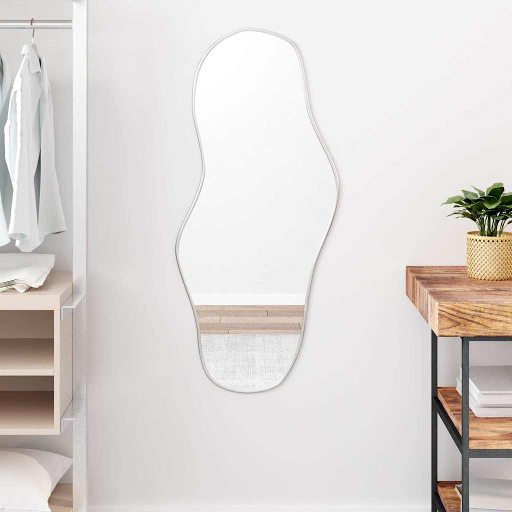vidaXL Wall Mirror Silver 100x45 cm
