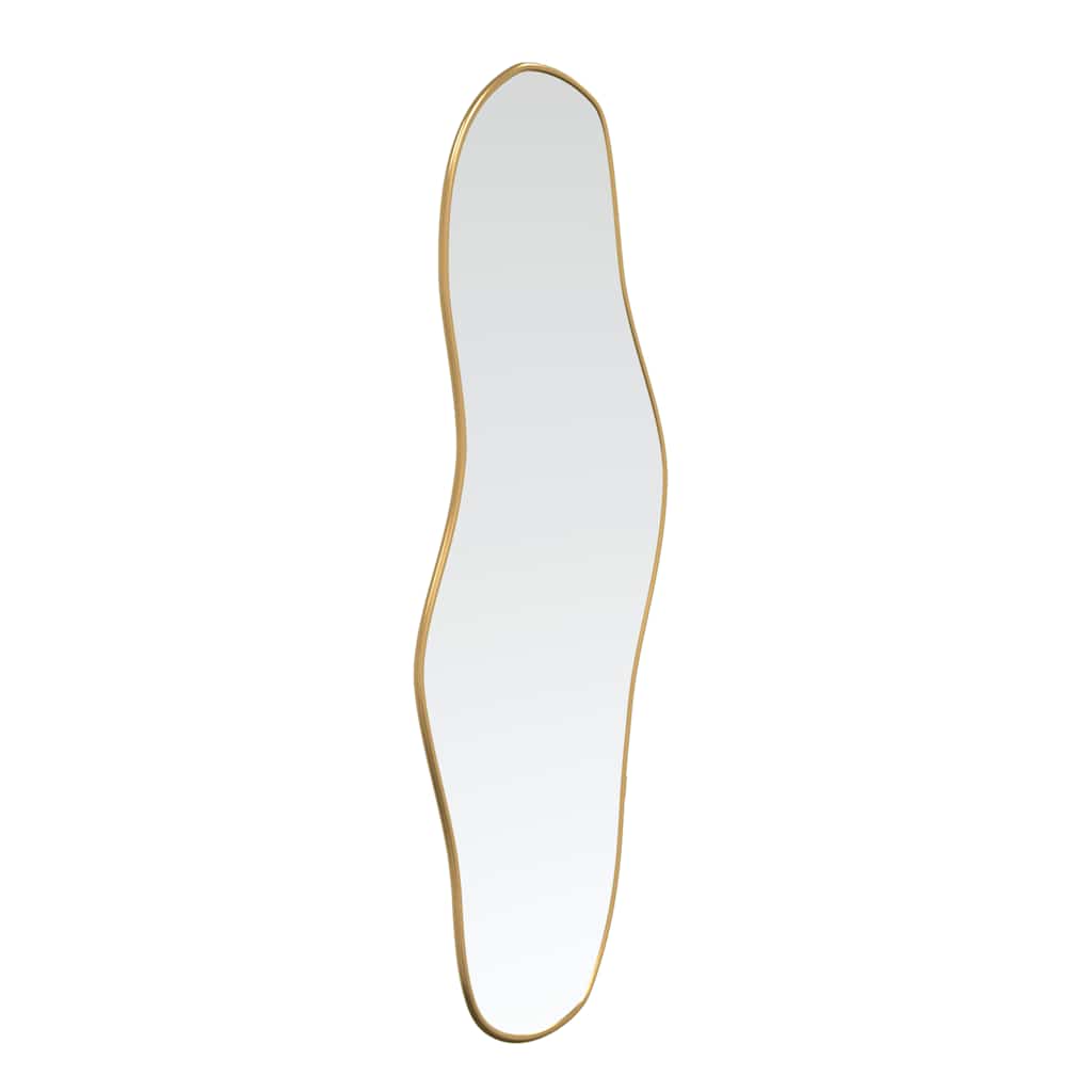 vidaXL Wall Mirror Gold 60x25 cm