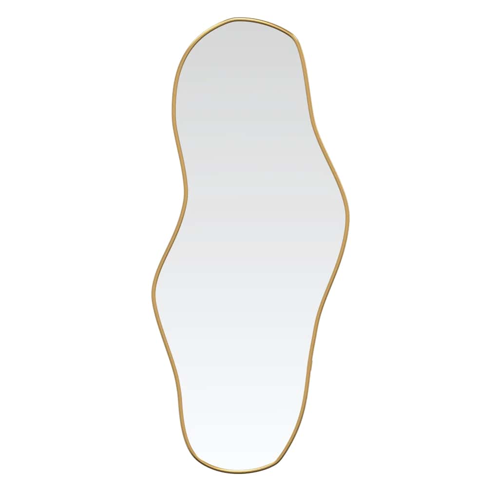 vidaXL Wall Mirror Gold 90x40 cm