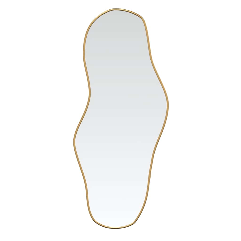 vidaXL Wall Mirror Gold 100x45 cm