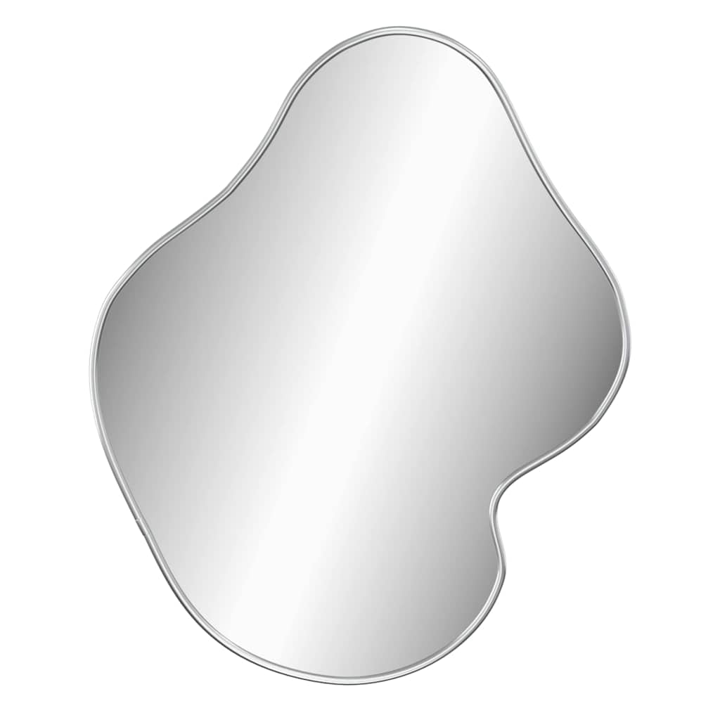 vidaXL Wall Mirror Silver 60x50 cm