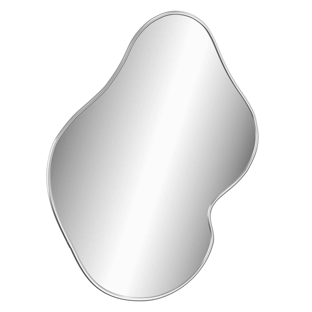 vidaXL Wall Mirror Silver 60x50 cm