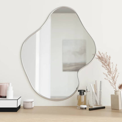 vidaXL Wall Mirror Silver 60x50 cm