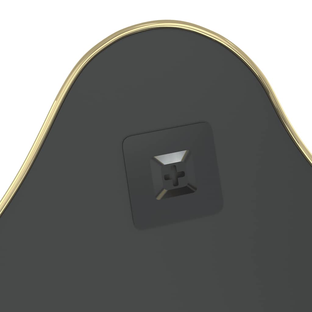 vidaXL Wall Mirror Gold 60x50 cm