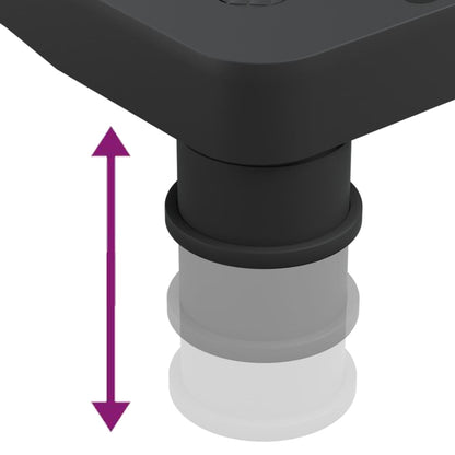 vidaXL Monitor Stand Black 33,5x34x10,5 cm