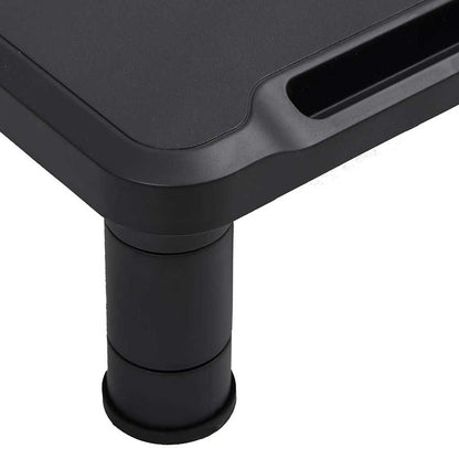 vidaXL Monitor Stand Black 38x24x10,5 cm