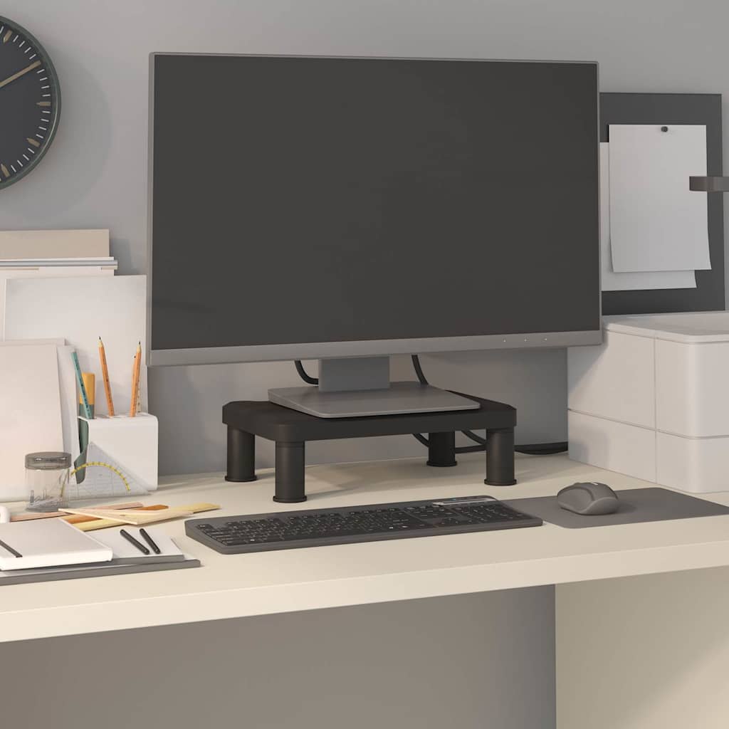 vidaXL Monitor Stand Black 38x24x10,5 cm