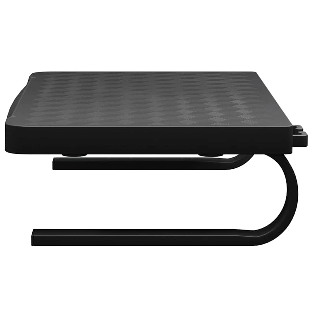 vidaXL Monitor Stand Black 37x28x11,5 cm