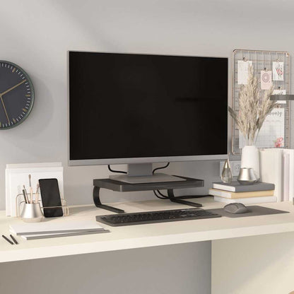vidaXL Monitor Stand Black 37x28x11,5 cm