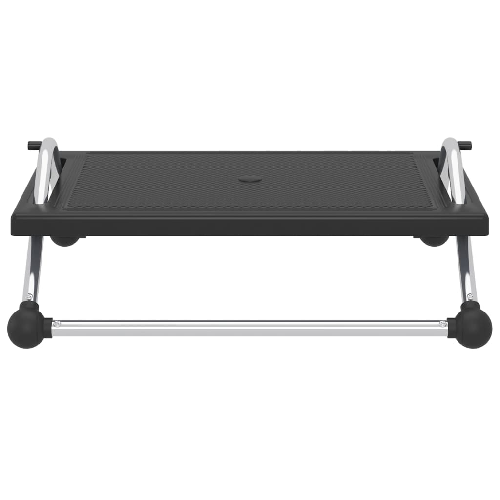 vidaXL Footrest Black 45x40x13.5 cm