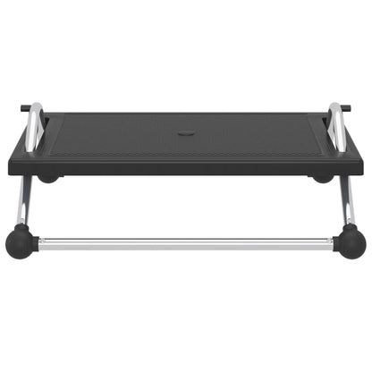 vidaXL Footrest Black 45x40x13.5 cm