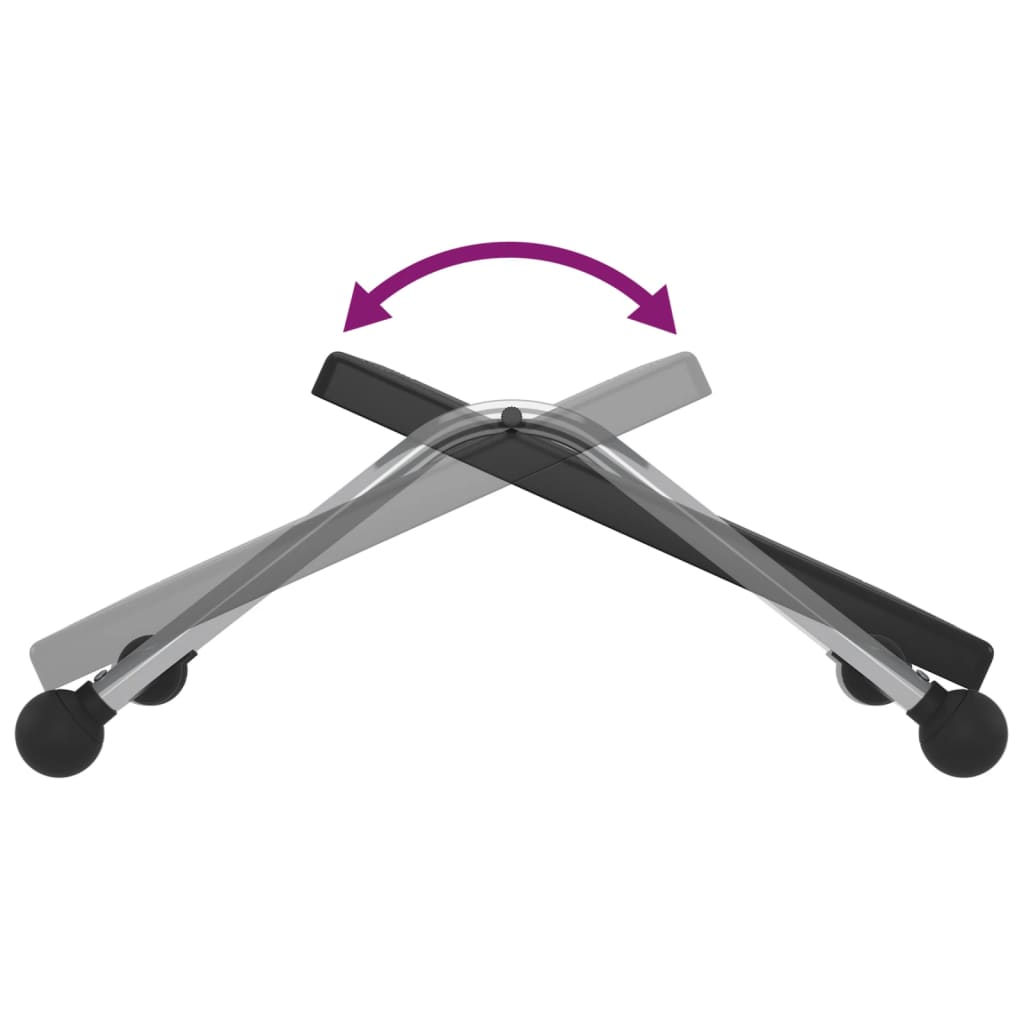 vidaXL Footrest Black 45x40x13.5 cm