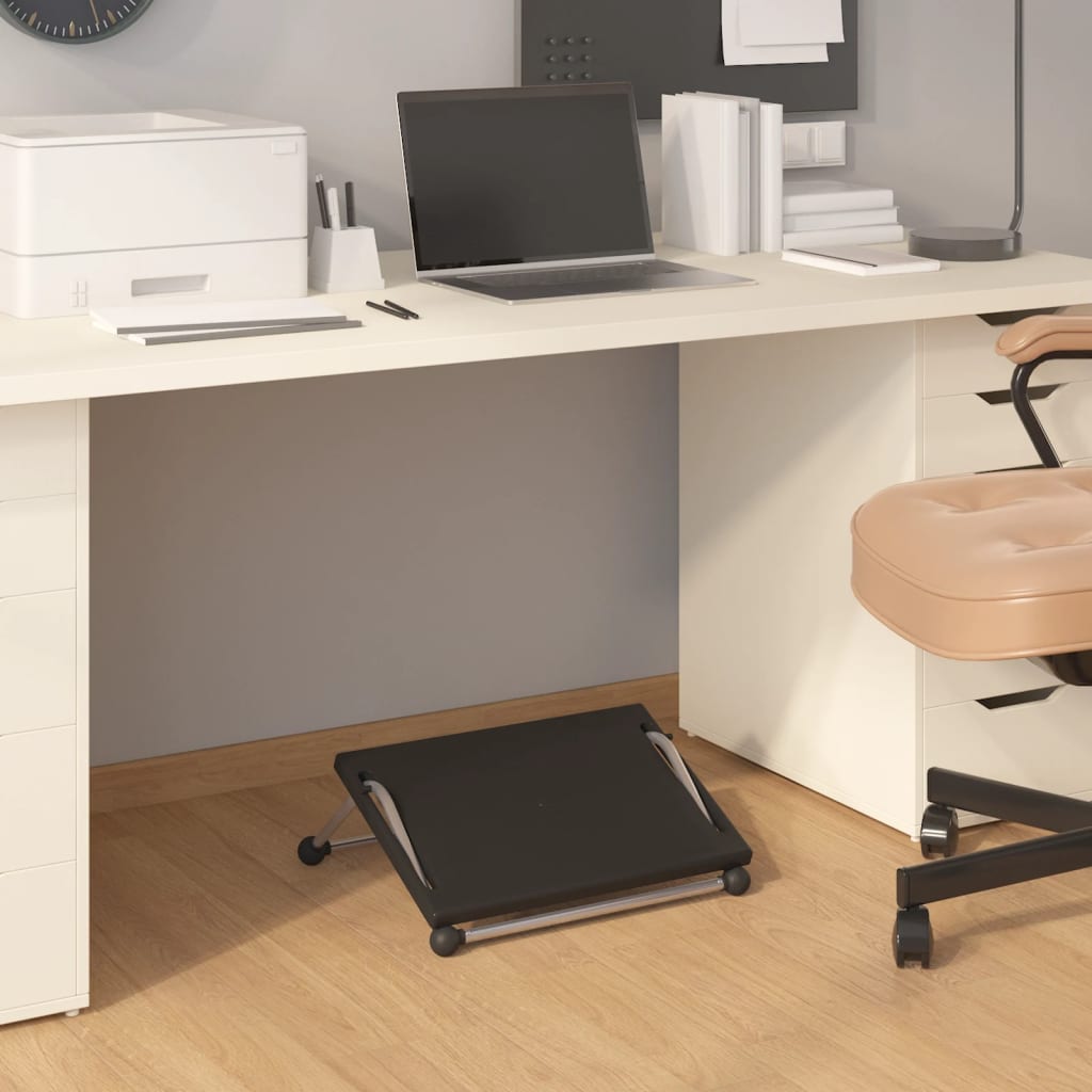 vidaXL Footrest Black 45x40x13.5 cm