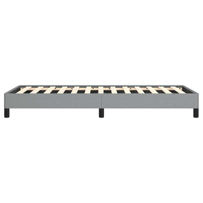vidaXL Bed Frame without Mattress Light Grey 100x203 cm Twin XL Fabric