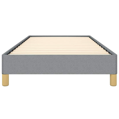 vidaXL Bed Frame without Mattress Light Grey 100x203 cm Twin XL Fabric