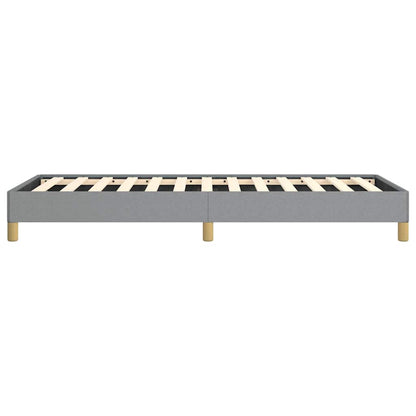 vidaXL Bed Frame without Mattress Light Grey 100x203 cm Twin XL Fabric