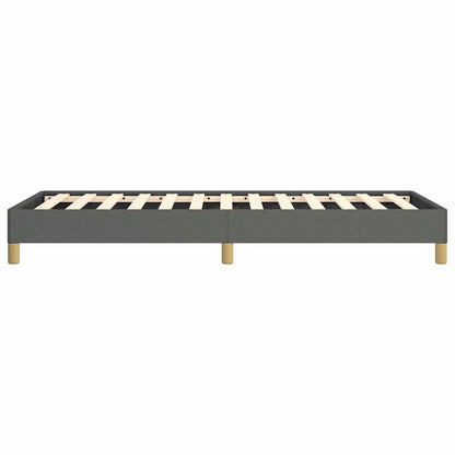 vidaXL Bed Frame without Mattress Dark Grey 100x203 cm Twin XL Fabric