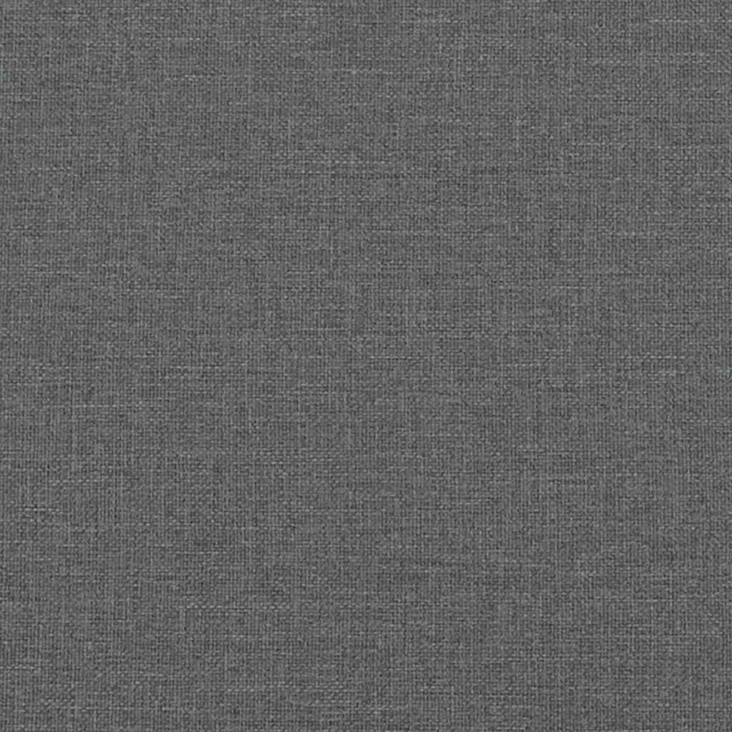 vidaXL Bed Frame without Mattress Dark Grey 152x203 cm Queen Fabric