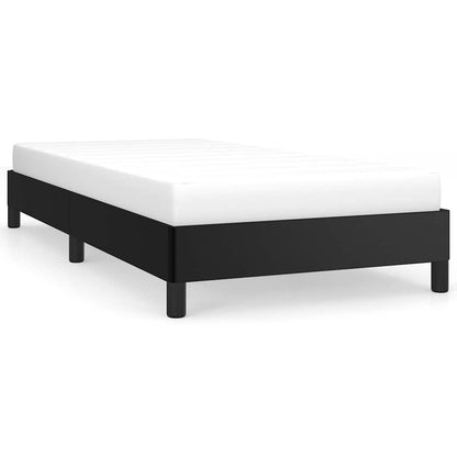 vidaXL Bed Frame without Mattress Black 100x203 cm Twin XL Faux Leather