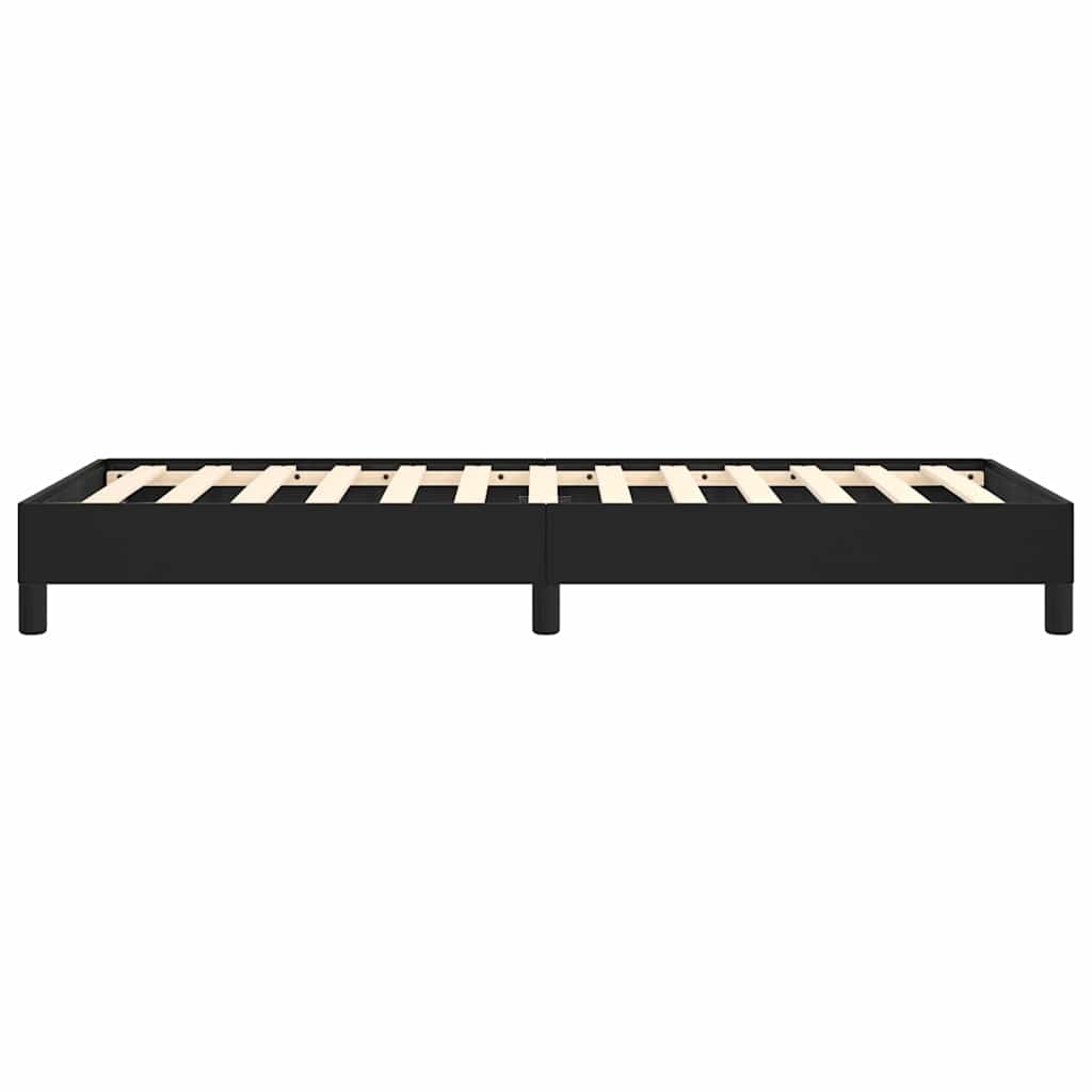 vidaXL Bed Frame without Mattress Black 100x203 cm Twin XL Faux Leather