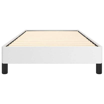 vidaXL Bed Frame without Mattress White 100x203 cm Twin XL Faux Leather
