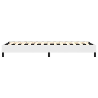 vidaXL Bed Frame without Mattress White 100x203 cm Twin XL Faux Leather