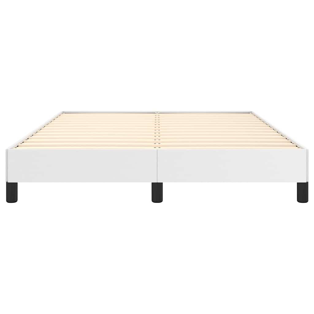 vidaXL Bed Frame without Mattress White 137x190 cm Full Faux Leather