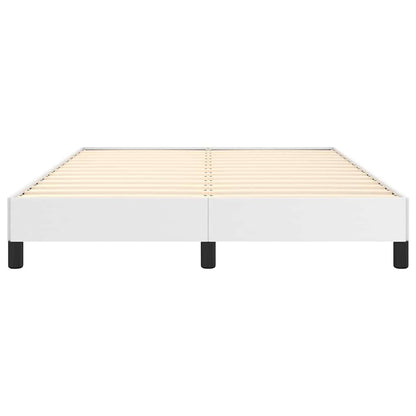 vidaXL Bed Frame without Mattress White 137x190 cm Full Faux Leather