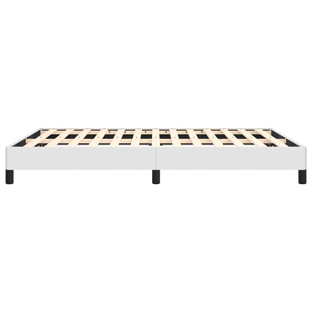 vidaXL Bed Frame without Mattress White 137x190 cm Full Faux Leather
