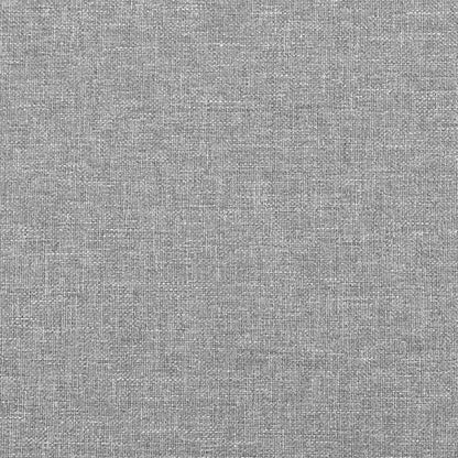 vidaXL Bed Frame without Mattress Light Grey 152x203 cm Queen Fabric