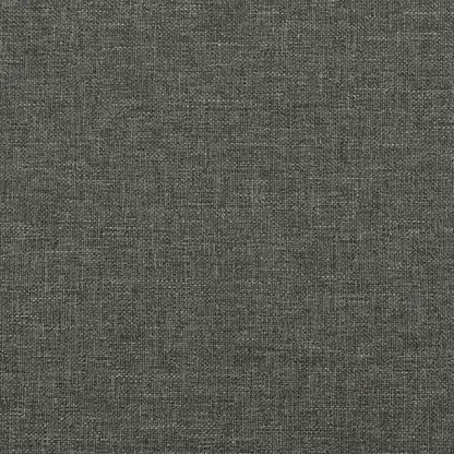 vidaXL Bed Frame without Mattress Dark Grey California King Fabric