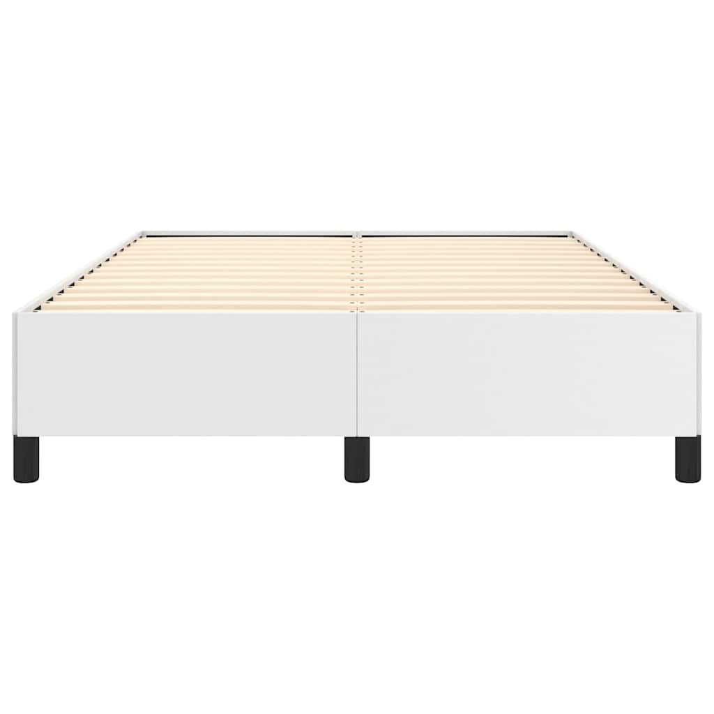 vidaXL Bed Frame without Mattress White 137x190 cm Full Faux Leather