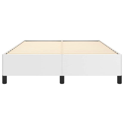 vidaXL Bed Frame without Mattress White 137x190 cm Full Faux Leather