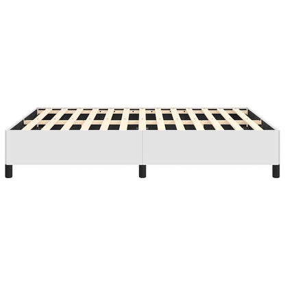 vidaXL Bed Frame without Mattress White 137x190 cm Full Faux Leather