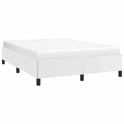 vidaXL Bed Frame without Mattress White 152x203 cm Queen Faux Leather