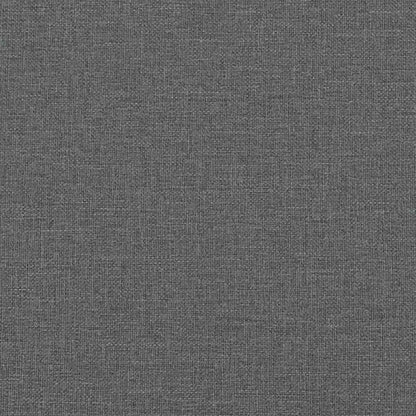 vidaXL Bed Frame without Mattress Dark Grey Twin Fabric