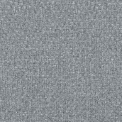 vidaXL Bed Frame without Mattress Light Grey Twin XL Fabric