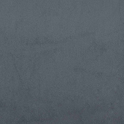 vidaXL Bed Frame without Mattress Dark Grey Queen Velvet